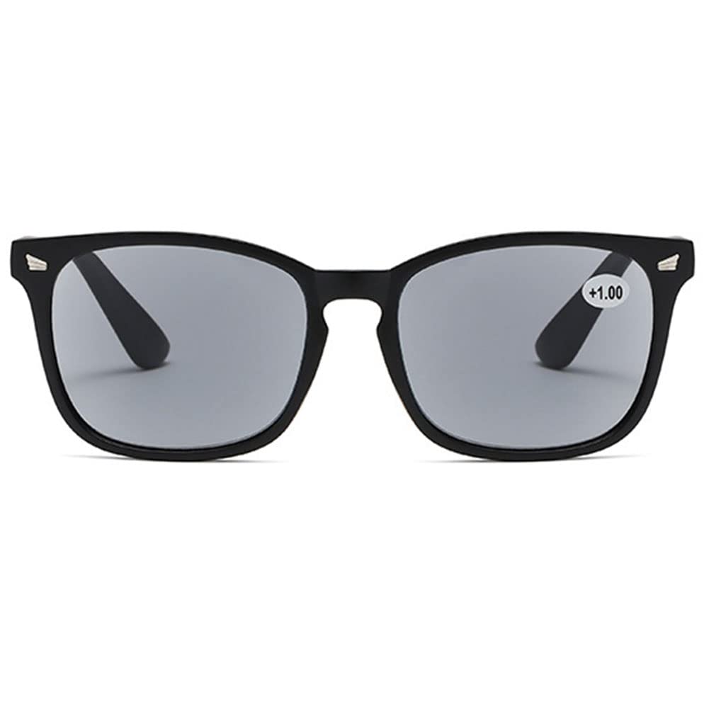 MAGIMODAC Womens Mens Reading Glasses Sunglasses Readers UV400 Protection Matt Black 1.5+, Breite: 132 mm, Höhe: 41 mm