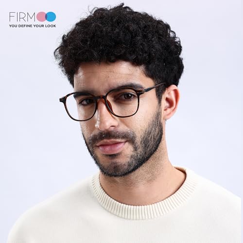 Image of Firmoo Blue Light Blocking Glasses for Women Men, TR90 Square Frame Anti Eyestrain Computer Screen Gaming Glasses