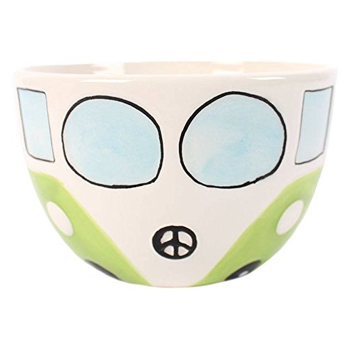 Ceramic Campervan Bowl - Olive Green
