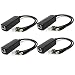 ANVISION 4-Pack Active 12V PoE Splitter Adapter Injector, IEEE 802.3af Compliant 10/100Mbps, DC 12V Output for IP Camera Wirelss AP Voip Phone
