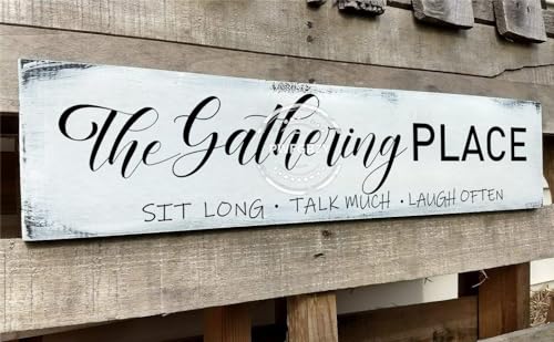 The Gathering Place Wall Decor Sign Large Family Dining Room