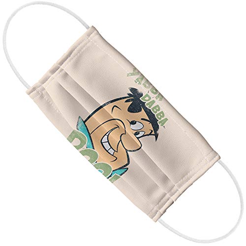 The Flintstones Vintage Yabba 1-Ply Reusable Face Mask Covering, Unisex