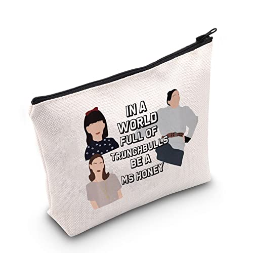 POFULL Movie Inspired Gifts In a World of Trunchbulls be a Ms. Honey Zipper Pouch Bag Fan Gift (MS HONEY bag)
