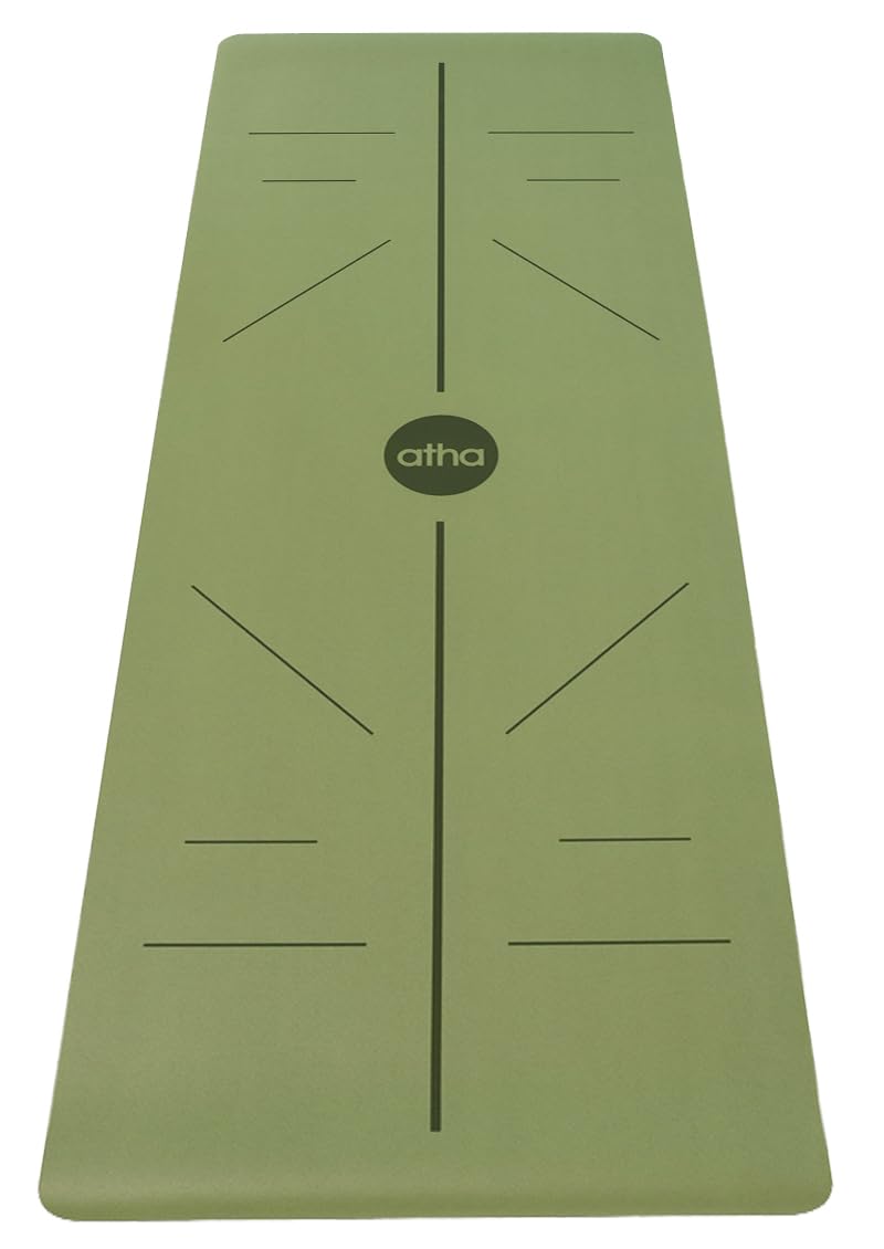 Tappetino Yoga Atha® Pro 4,2 mm | Massima stabilità e aderenza | Materiali ecologici e durevoli, con nastro incluso