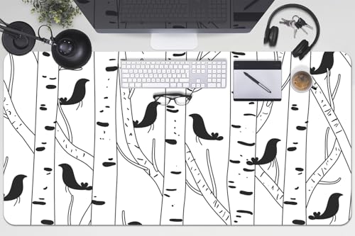 Tapis de souris protection des surfaces contre rayures et taches de café 100x50