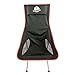 DuraLounge Outdoor, Lightweight, Portable, Folding Chair by Beach lounge chair with Two Mesh Pouches and A Convenient And Easy-To-Carry Storage Bag/Premium Camping/Backpacking Chair (Wine Red)