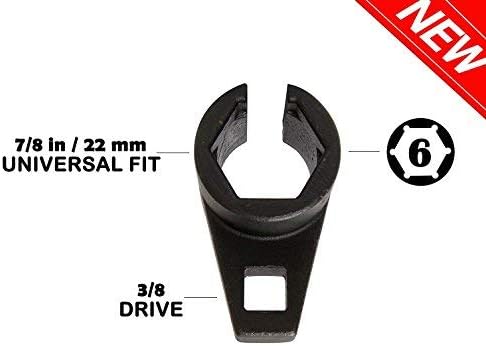 A ABIGAIL 3/8-Inch Drive by 7/8-Inch (22 mm) Offset Oxygen Sensor Socket-Universal Puller and Removal Tool