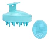 Kopfmassage Bürste und Gesichtsreinigung Bürste zweiteiliges Set, Shampoonierbürste, Kopfhaut Massager, Haarbürste für Haarwachstum, Haarwaschbürste, Schrubber Kopfhaut, Exfoliator