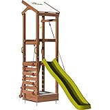 Fuerza: techo realizado en PVC expandido, con láminas de acabado de madera, es especialmente resistente.