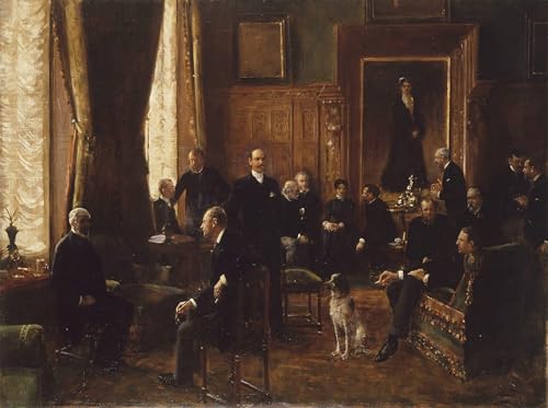 Art Mural Le Salon de la Comtesse Potocka Jean Béraud peinture graffiti