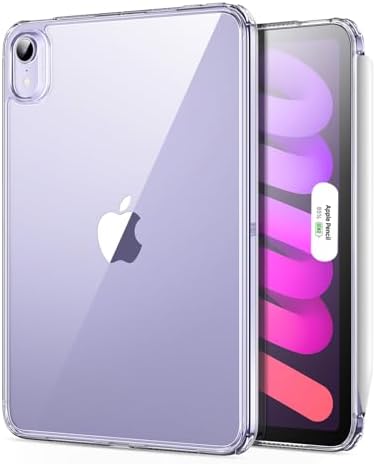 ESR for iPad mini A17 Pro Case, iPad mini 6th Gen Case, Clear | Slim and Light, Shock and Drop Protection, Yellowing Resistant, Supports Pencil Pro, Classic Series
