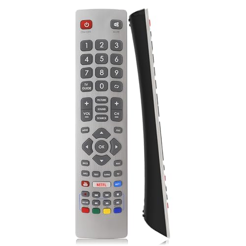 SHWRMC0115 Replacement Sharp TV Remote Control Universal Remote for Sharp Aquos TV Remote with Shortcuts Button No Setup Required