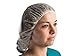 Superior HNPPW24 Polypropylene Bouffant Hairnet, 24" Length, White (Bag of 100)