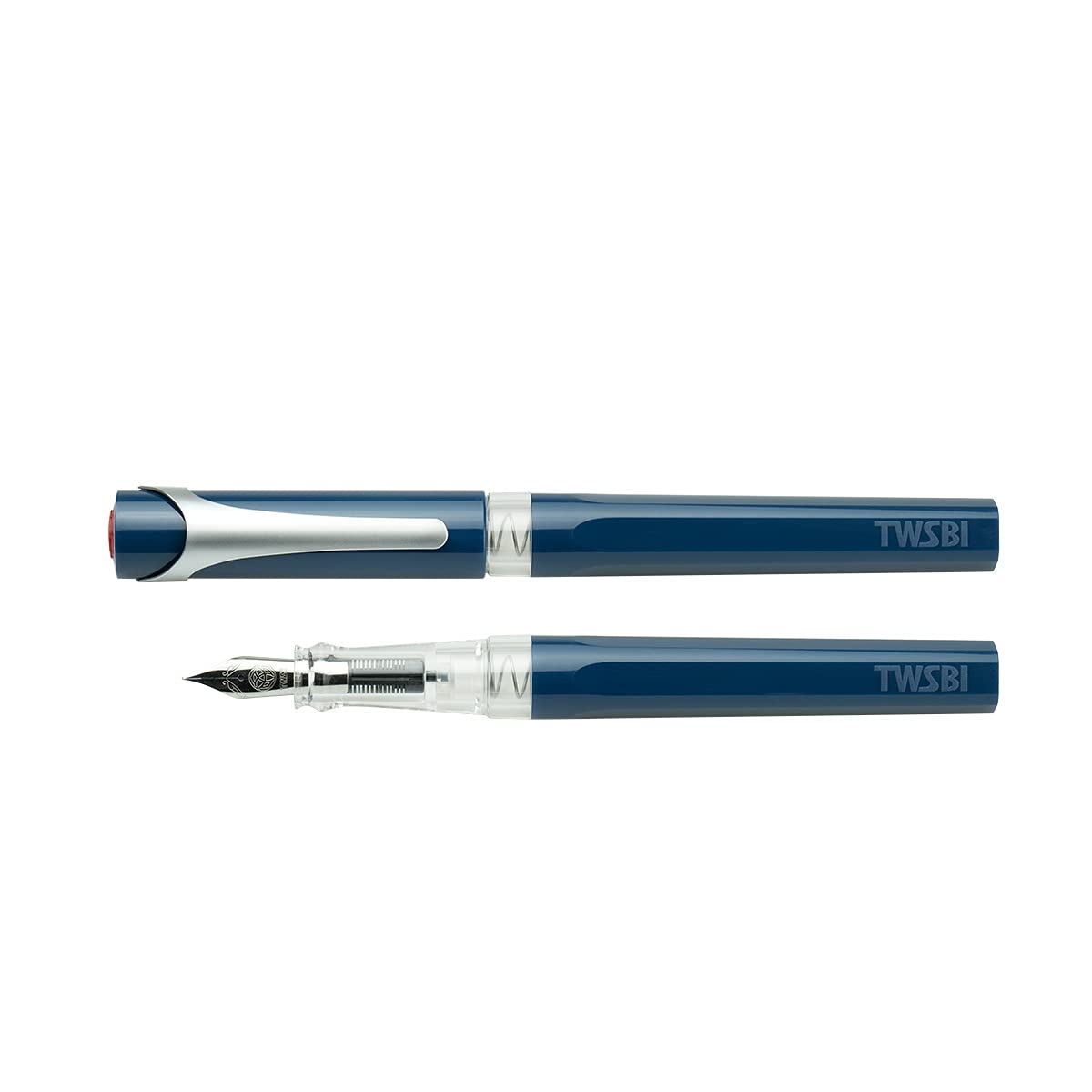 TWSBI SWIPE Fountain Pen with Free Arista A6 Notebook (Prussian Blue, Medium)