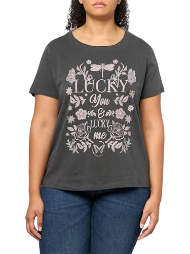 Lucky Brand Lucky Me Classic Crew pour femme t-shirt col rond coton mode été