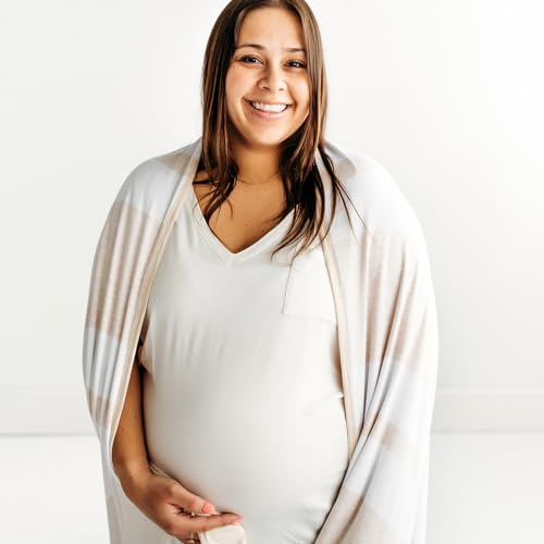 Image of Little Sleepies Cloud Blanket, 65 inch x 85 inch, Oversized, Oatmeal Heather