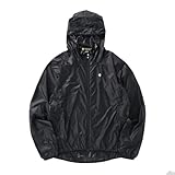 [カペルミュール] サイクリング ウインドブレーカー 軽量ウインドブレーカー 防風はっ水素材 ポケッタブル ブラック M