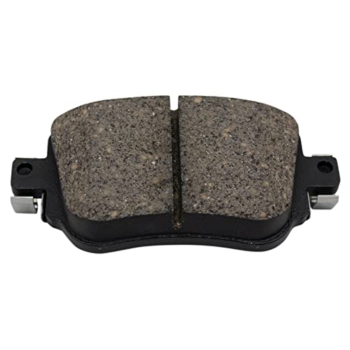 Image of TRQ Rear Brake Pad and Rotor Set Ceramic G Coated 272mm Rotors Compatible with 2015-2021 Volkswagen Golf 2017-2019 Golf Alltrack 2015-2019 SportWagen 2015-2018 GTI 2015-2021 Passat