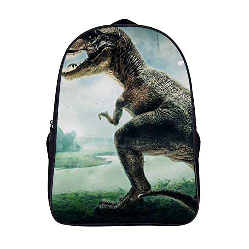 Sac d'école pour étudiant avec motif dinosaure 3D et grand format de voyage
