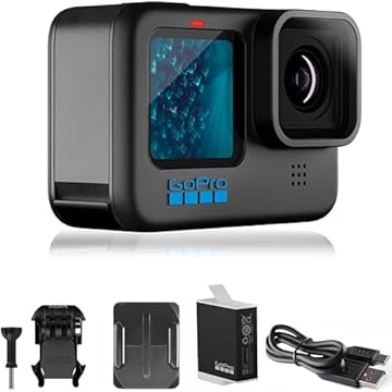 GoPro HERO11 Black – Embalagem de comércio eletrônico – Câmera de ação à prova d'água com vídeo 5.3K60 Ultra HD, fotos de 27 MP, sensor de imagem de 1/1,9 polegada, transmissão ao vivo, webcam, estabilização