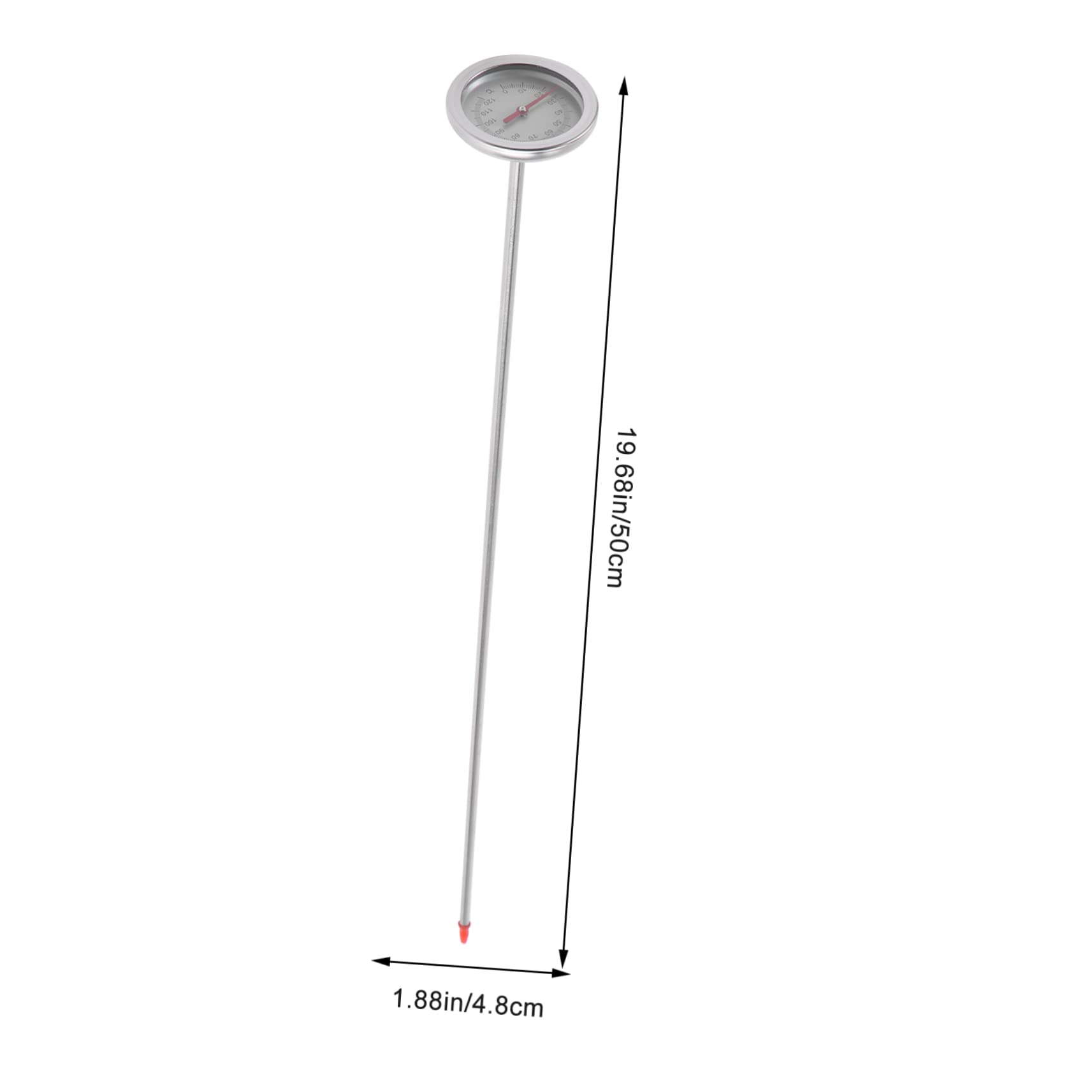 Kisangel 3stücke Boden-Thermometer Präziser Temperaturmesser Für Garten Und Kompost Analoges Thermometer Für Einfache Nutzung Und Zuverlässige Messung Der Erdtemperatur