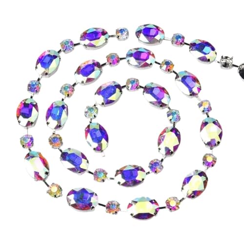Applique multicolore strass en verre pour réparer et embellir des chaussures usées