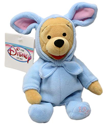 Peluche Winnie the Pooh Easter Bunny 1999 Disney Mini Bean Bag 8 Pouces