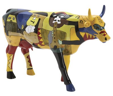 Cowparade Vaca - Picowso's Moosicians (L) - Cow Parade #46153