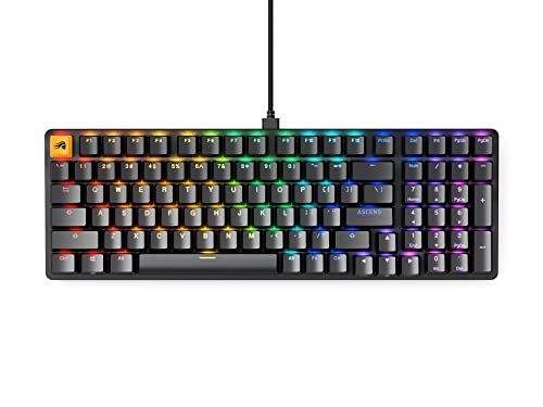 GLORIOUS Gaming Keyboard - GMMK 2 - TKL Hot Swappable Mechanical Keyboard, Red Switches, Wired, TKL Gaming...
