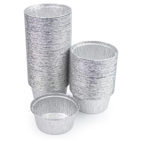 Einweg-Backformen aus Aluminium, für Cupcakes Cover
