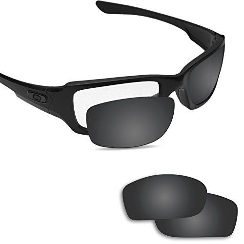Fiskr 剥がれ防止 Oakley Fives Squared交換用レンズ 偏光レンズ -マルチオプション型
