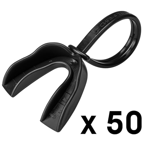 Protège-dents avec sangle noir Champro pour éviter les chocs - 2