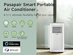 3 in 1 Portable Air Conditioner, 10000 BTU Air Cooler, Cooling, Dehumidifier, Fan, Sleep Model, Free Standing AC Unit with Remote Control, Air Conditioner Portable for Room/Office/Bedroom