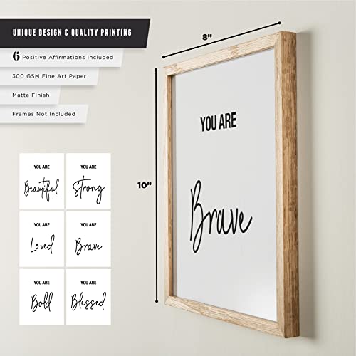 Let It Shine Bedroom –Playroom – Wall Decor For Girls , Women – Inspirational Quotes Wall Art (Set Of 6 Unframed 8X10 Inch Prints) #TOP6