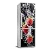Tulup Adesivo Frigo 70x190cm Stickers Copri Frigorifero Porta Cucina - Fragole