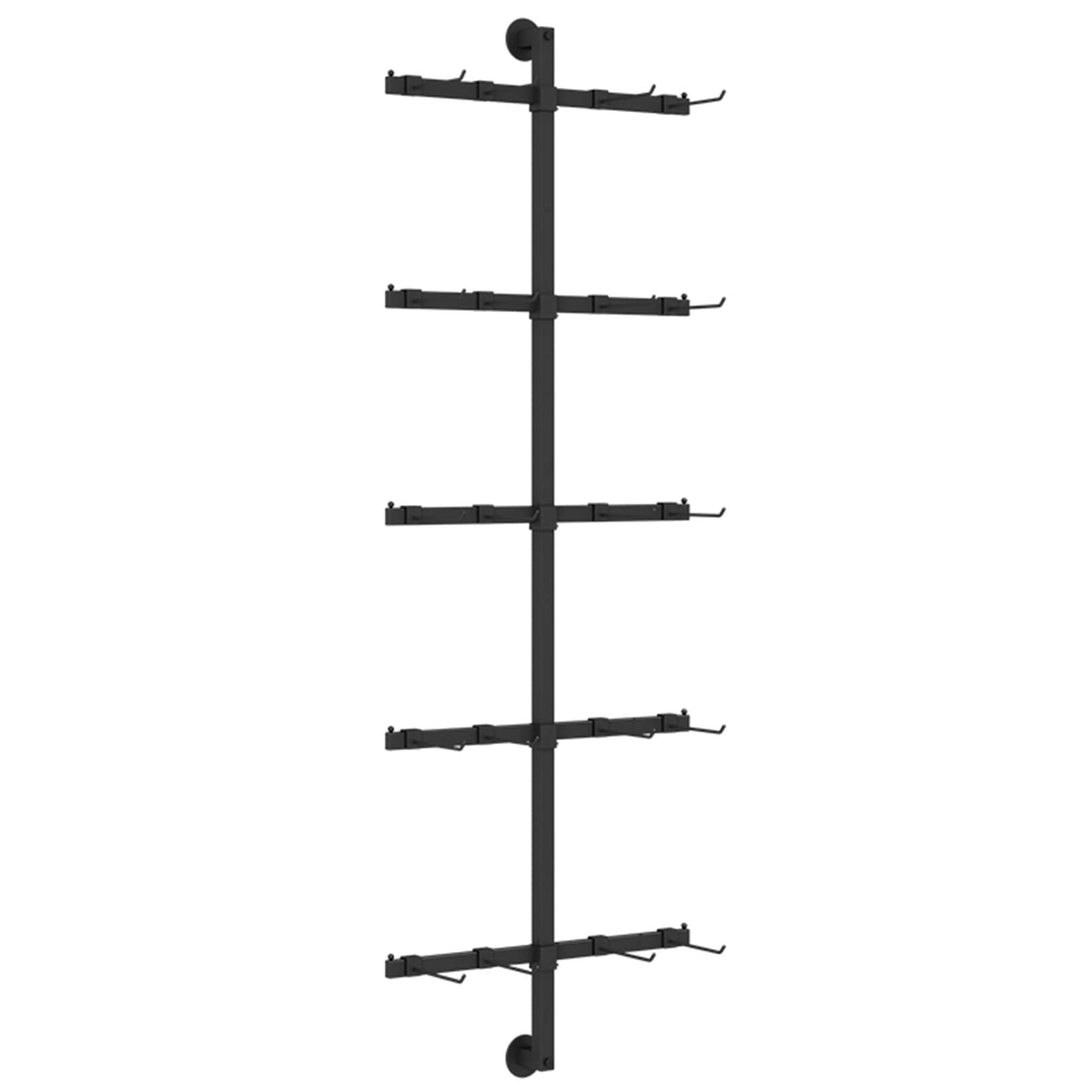 YNBSHGAA Boutique Wall Display Shelves Retail Garment Rack, Multifunctional Hanging Shelf scarf belt socks hat holder, Home/Commercial Underwear Storage Stand Accessory Organizer,40×120CM