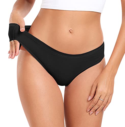 RHYFF Womens Underwear Breathable Mesh Bikini Panties Stay Fresh Ladies Panty Stretches Soft Hipster Briefs Travel Underpants2