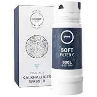 GROHE Blue, Austauschfilter Soft, S-Size, 600l Kapazität (reduziert geschmacksstörende Stoffe wie Chlor, Kalk und Mikroplastik im Trinkwasser, für Blue Home, Professional, Pure, Red), 40404001
