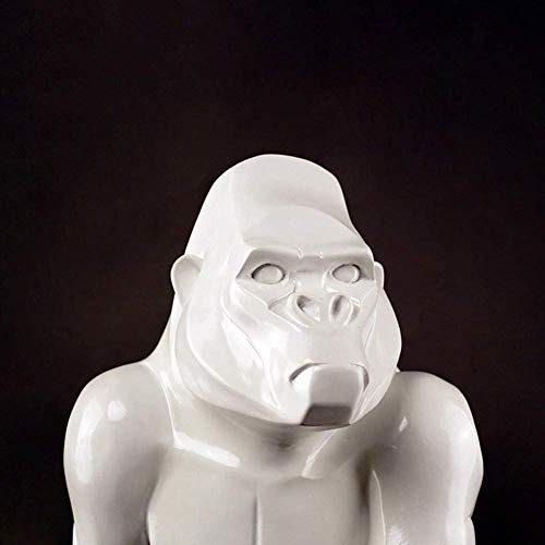 Gfdj Gorilla Statue Ornaments Abstract Animal Resin Figure Sculpture For Home Decoration Office Bar Accessories Gifts Crafts 60X27X50Cm #TOP4