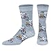 Crazy Socks – Snoopy & Woodstock Peanuts Cartoon Design – Novelty Crew Sock – Large – Fun Comic Strip Gift for Men & Women