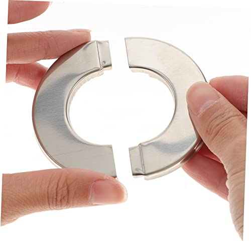 Grifos de flanges para pared con placas de cubierta de acero inoxidable resistentes para daños 3
