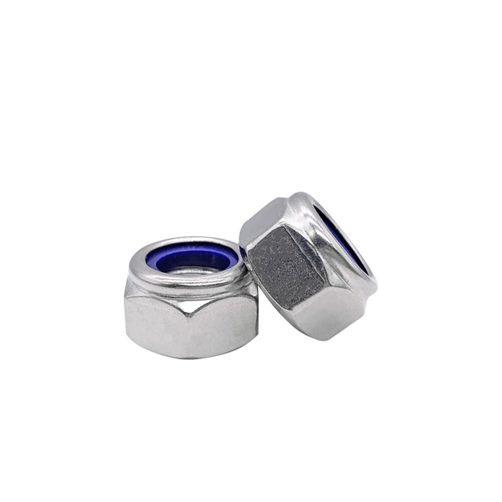 SS316 - Tuercas de bloqueo hexagonales de acero inoxidable DIN985 (10, M30)