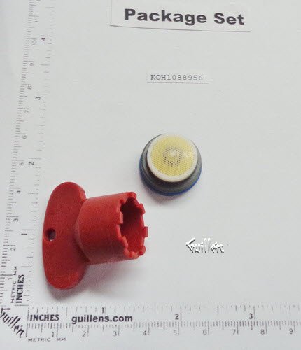 Kit aerador Kohler 1088956 para solucionar la baja presión del grifo