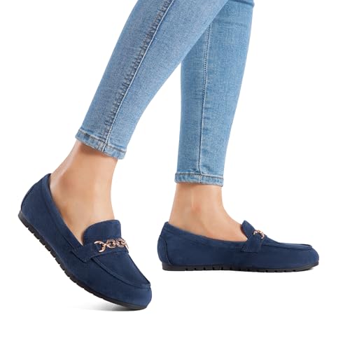 Image of DREAM PAIRS Loafers for Women Casual Slip On Flat