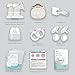 V6CO DR@Home Series Double Electric Breast Pump Set, Hospital Grade Breast Pump, Rechargeable, 3 Power Options, LED Display, Includes Breast Pump Bag, 21mm Breast Pump Flanges and Baby Bottles