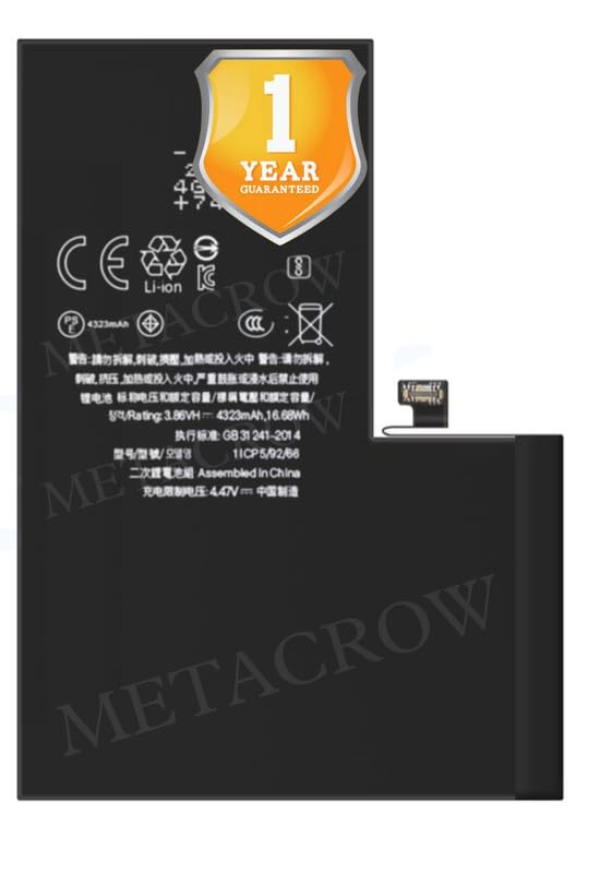 Image of Original Battery Compatible for Apple iPhone 14 Pro Max (A2894, A2651, A2893, A2895, A2896) - (4323mAh) - 1 Year Warranty