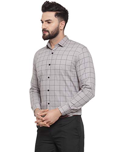 Image of JAINISH Men's Checked Formal Shirts.