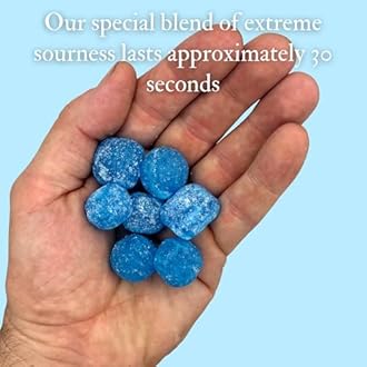 MyCandyShop Stupidly Sour Sweets 250g - Raspberry - World's Sourest Candy -Intense Coating, British Made Boiled Sour Sweets - Great For Extreme Challenges