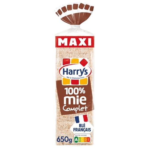 Harrys Pan de miga 100% miga completa 650 g