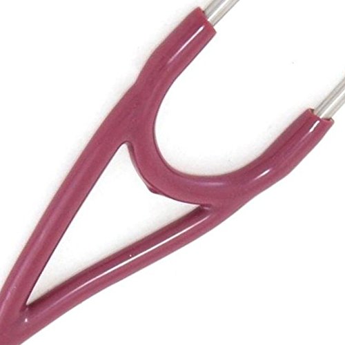 Replacement Tube (dual lumen binaurals)   fits ALL leading brand single-head Cardiology  Stethoscopes  T72 BURGUNDY - Thumbnail 7